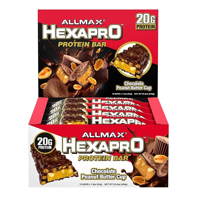 Allmax Nutrition Hexapro Protein Bar (1 BOX of 12) - Top Nutrition and Fitness 