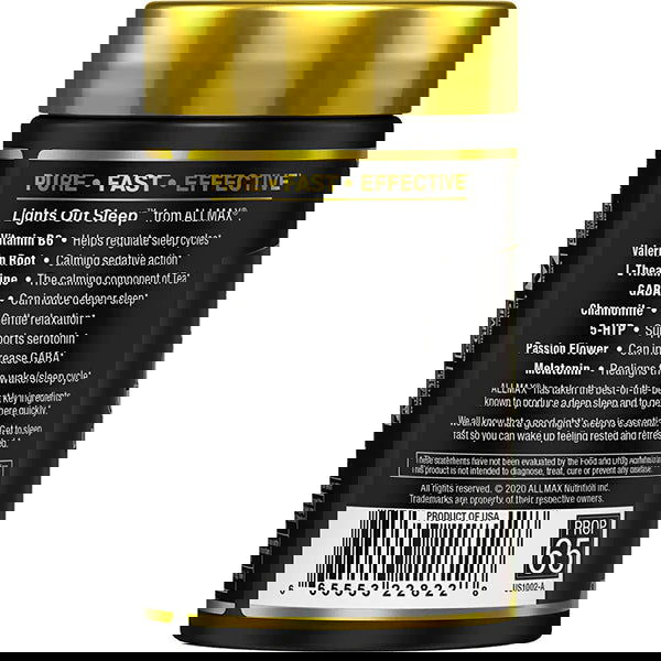 Allmax Lights Out Sleep Aid (60 capsules) 
