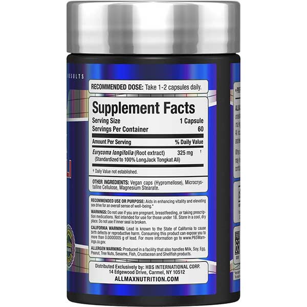 Allmax Longjack Tongkat Ali (60 capsules) 