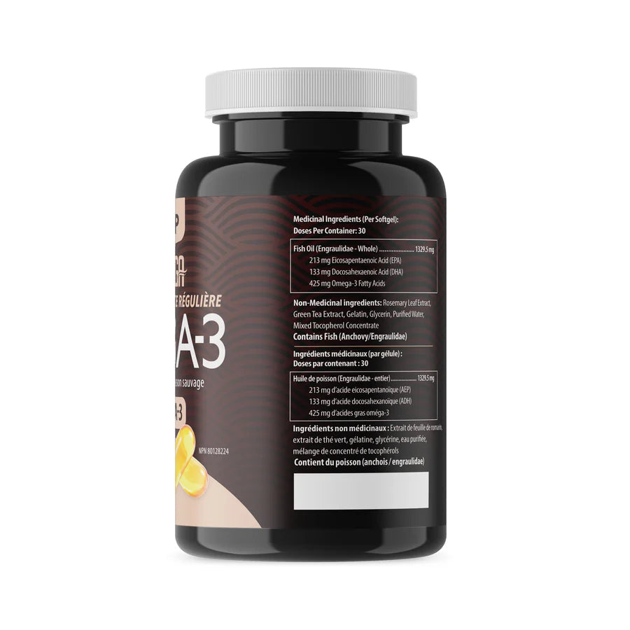 AquaOmega Fish Oil Omega-3 (120 softgels) 