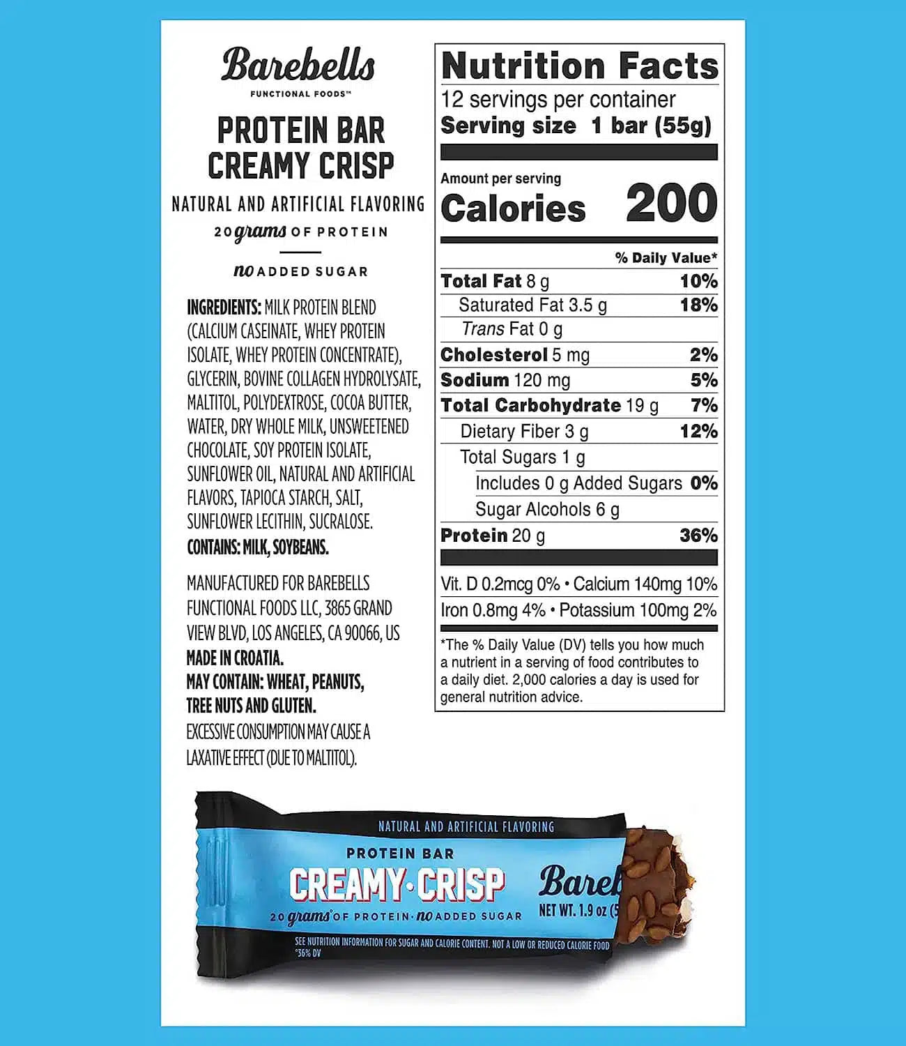 Barebells Protein Bar (Box of 12)