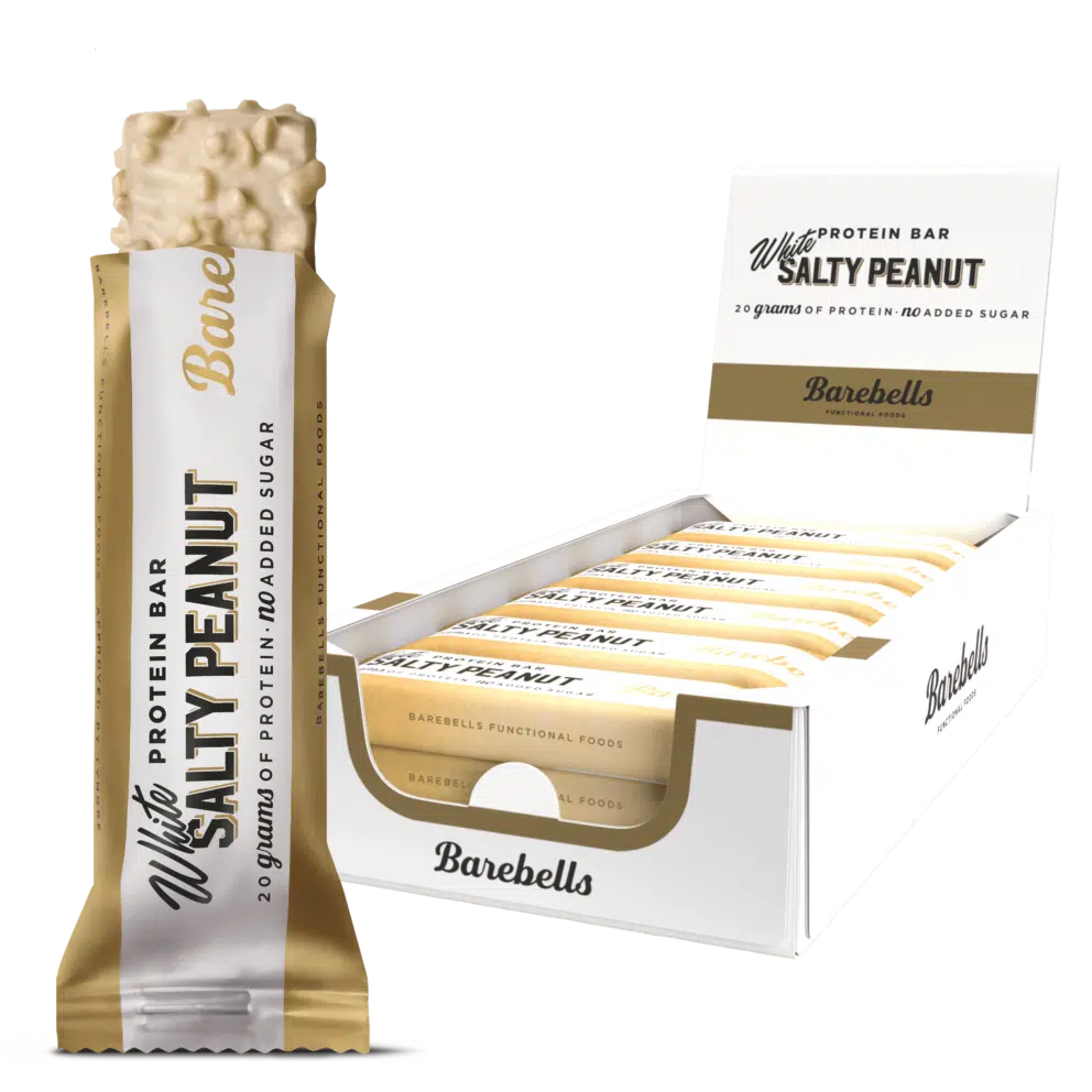 Barebells Protein Bar (Box of 12) Protein Snacks White Salty Peanut BEST BY APRIL/23 Barebells