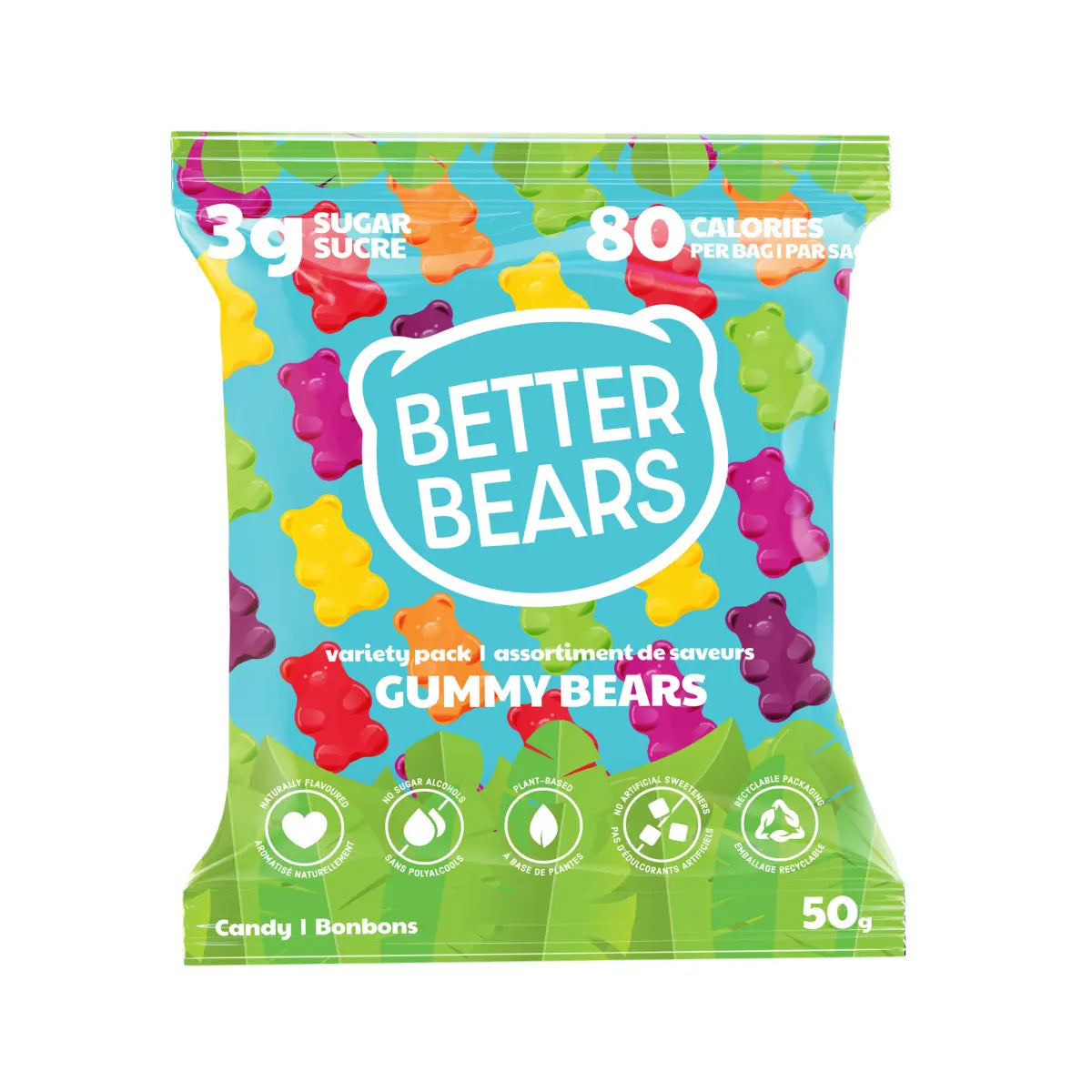Better Bears Low Sugar Vegan Gummies (1 bag)