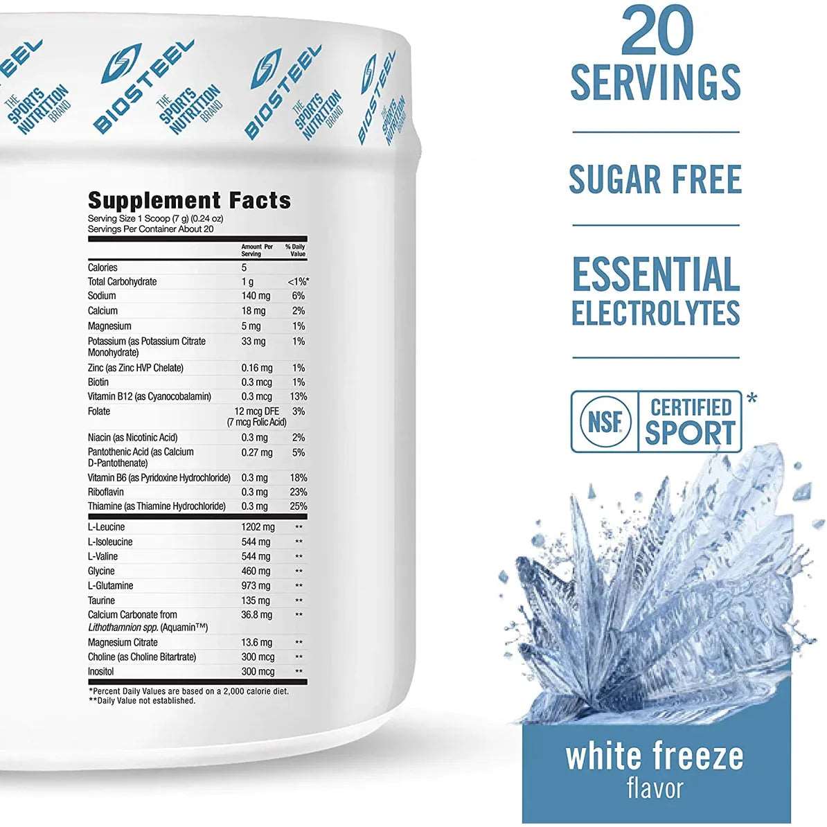 BioSteel Hydration Mix (20 servings) - Top Nutrition and Fitness 