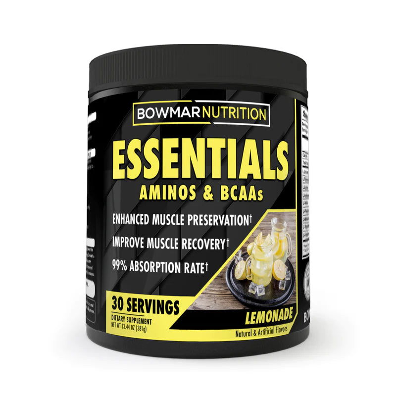 Bowmar Essentials Aminos & BCAA's (30 servings) - Top Nutrition and Fitness 