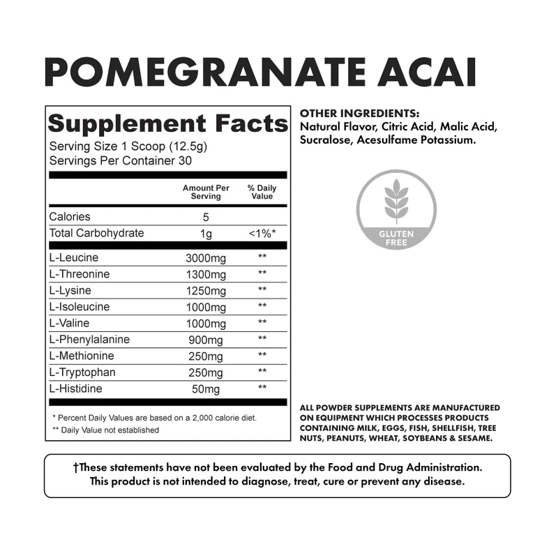 Bowmar Essentials Aminos & BCAA's (30 servings) - Top Nutrition and Fitness 