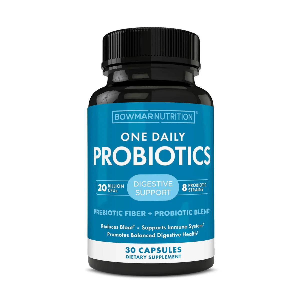 Bowmar Nutrition Probiotics (30 capsules) - Top Nutrition and Fitness 