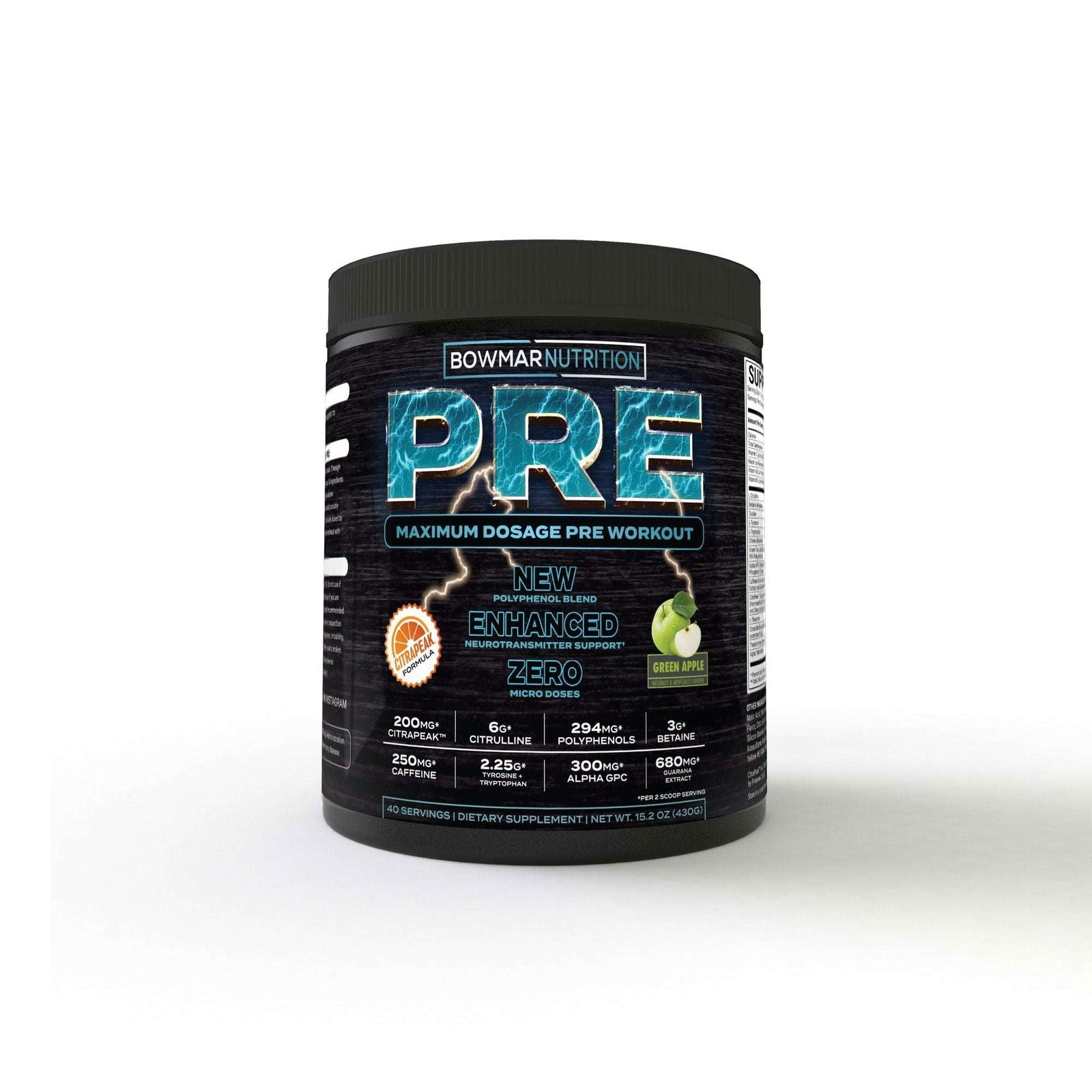 Bowmar Nutrition PRE WORKOUT 