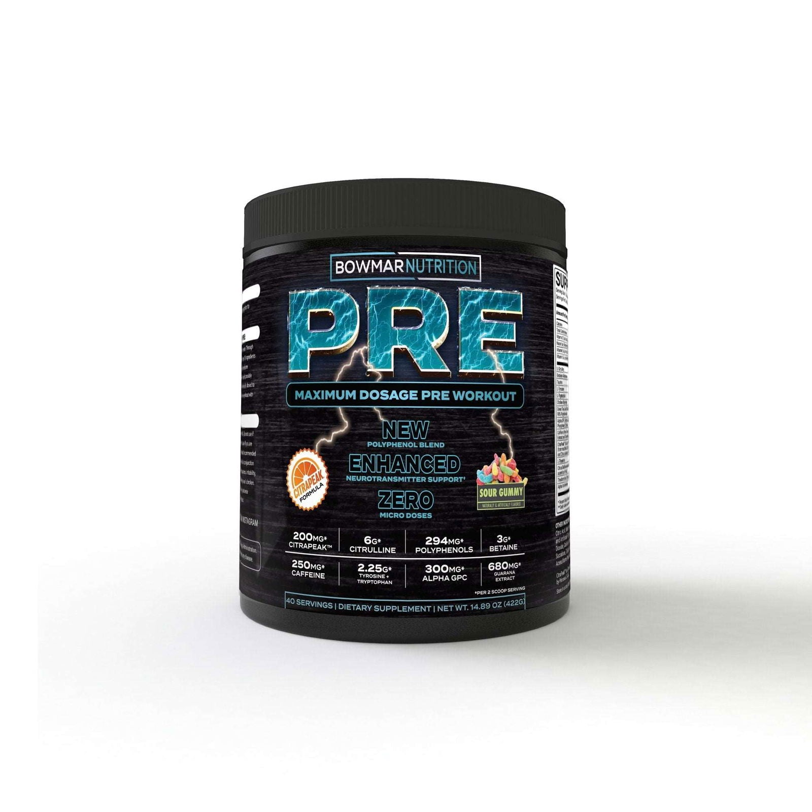 Bowmar Nutrition PRE WORKOUT 