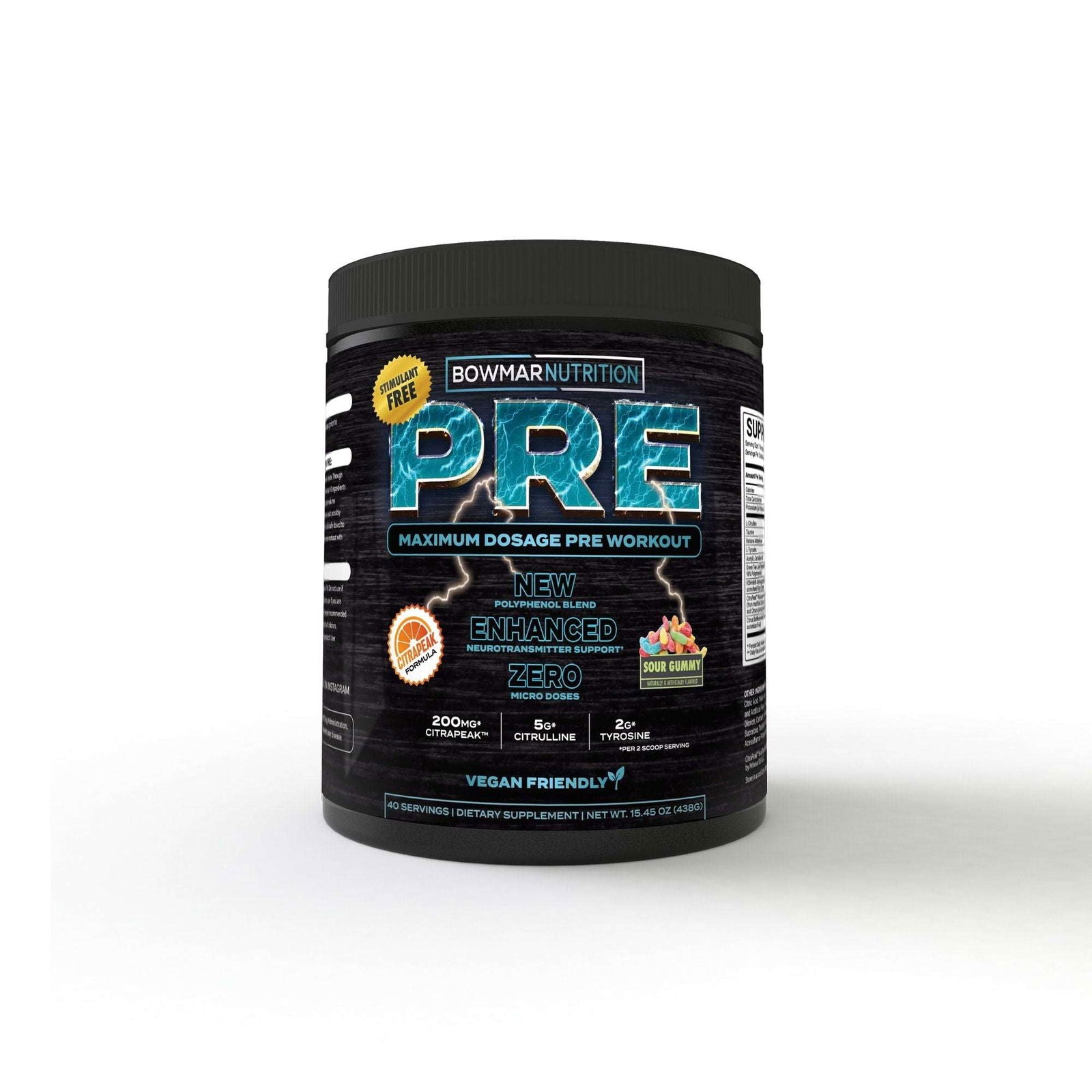 Bowmar Nutrition PRE WORKOUT 