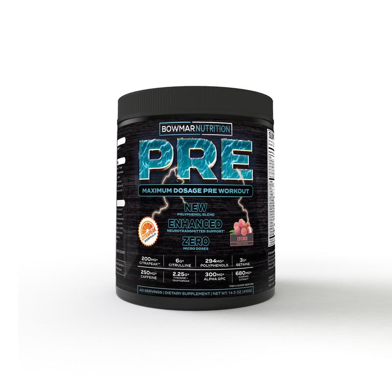 Bowmar Nutrition PRE WORKOUT 