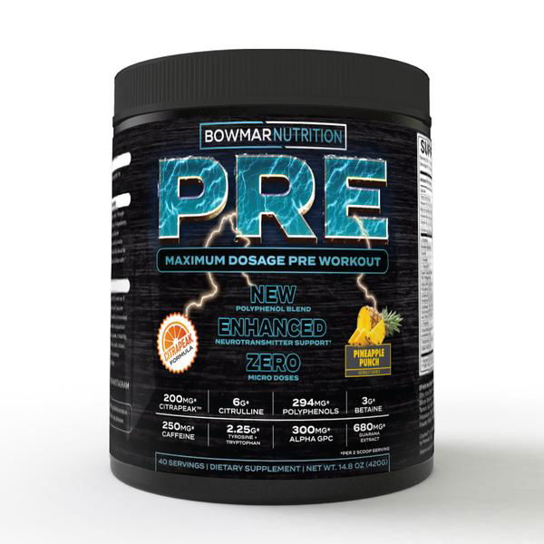 Bowmar Nutrition PRE WORKOUT 