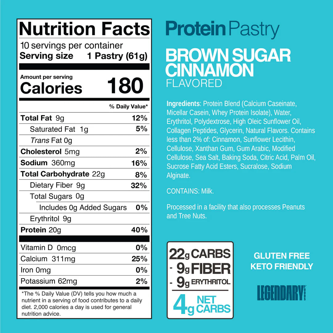 Legendary Foods GF Keto Protein Pastry (1 "poptart")