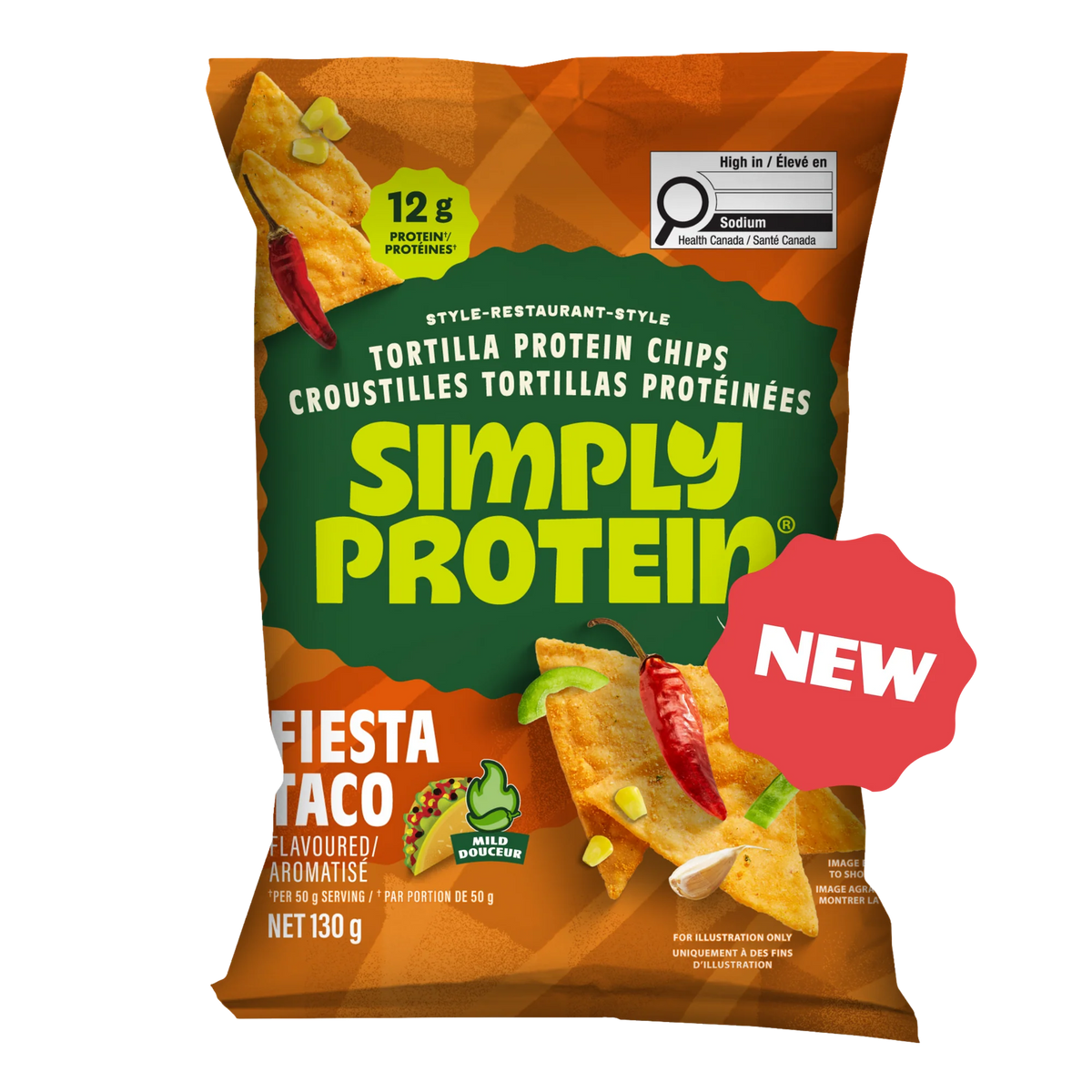 Chips tortilla végétaliennes Simply Protein (1 sac)