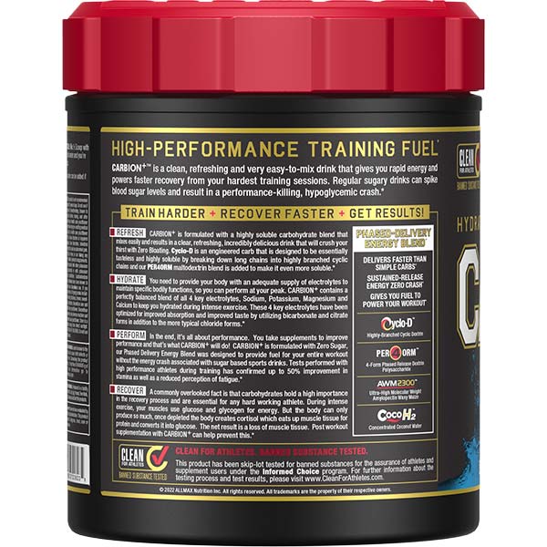 ALLMAX CARBION+ | Electrolyte Hydration Drink (25 servings)