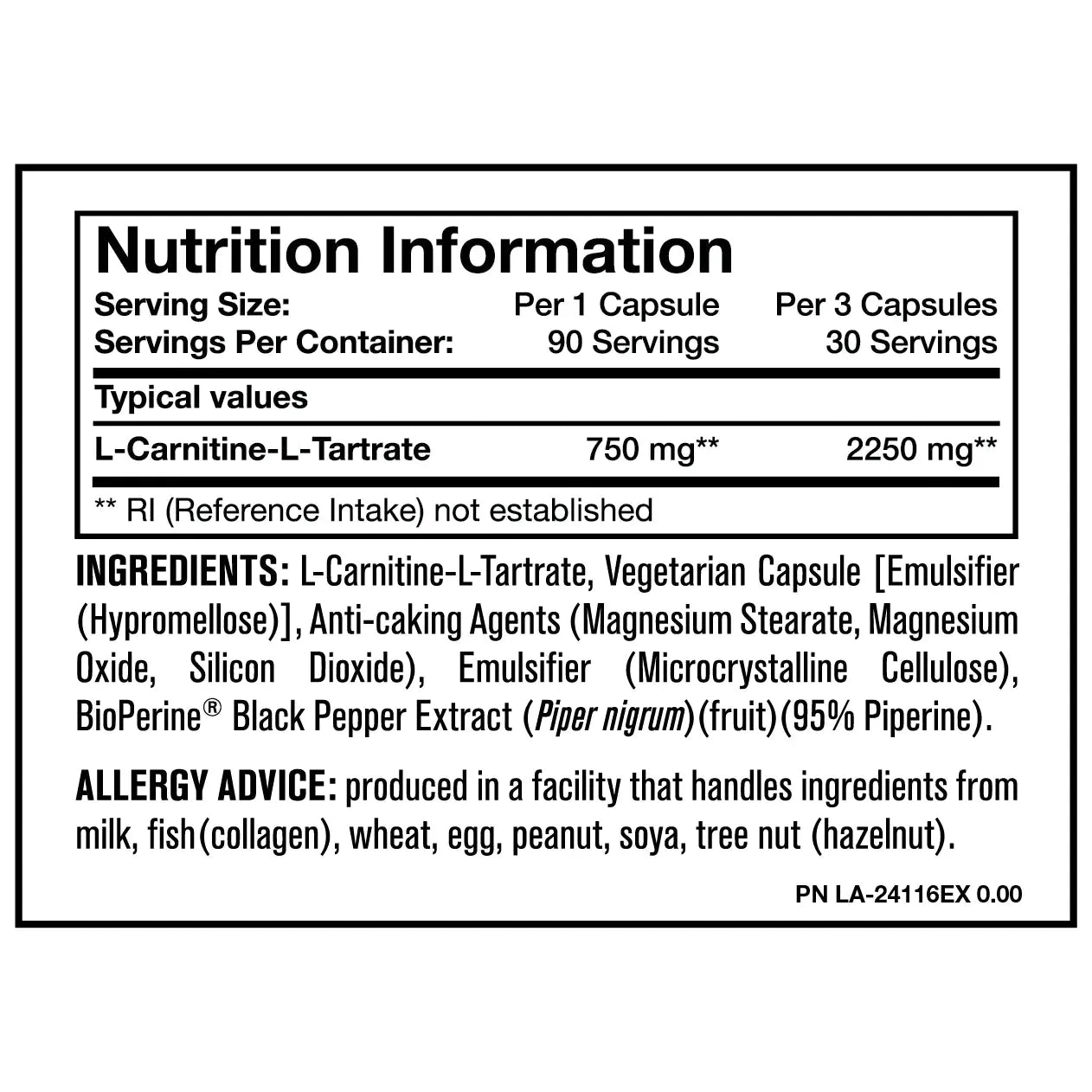 Mutant Carnitine 90 capsules Mutant Top Nutrition Canada