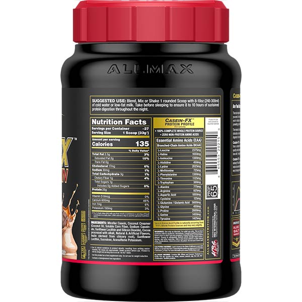 ALLMAX CaseinFX — Slow-Release Micellar Casein Protein Powder (2lbs) — image 5