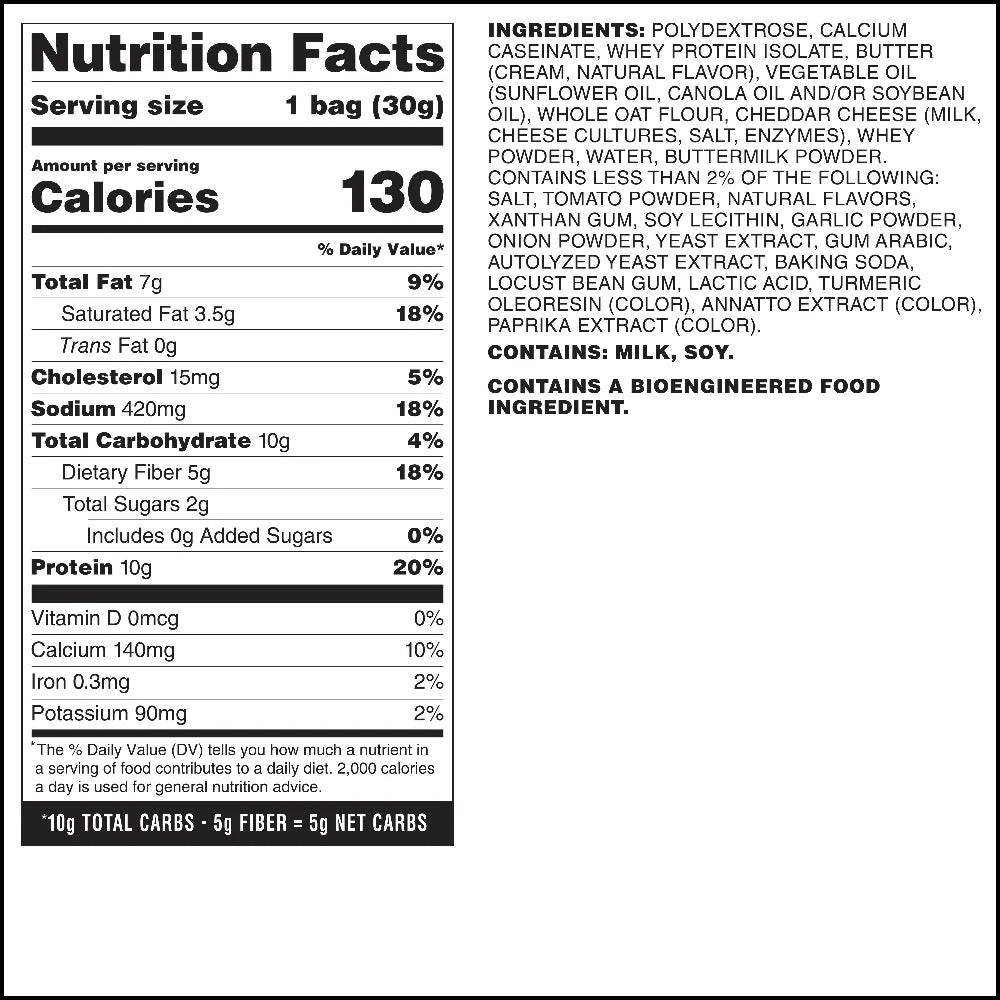 Quest Nutrition Cheese Crackers (1 bag) — image 6