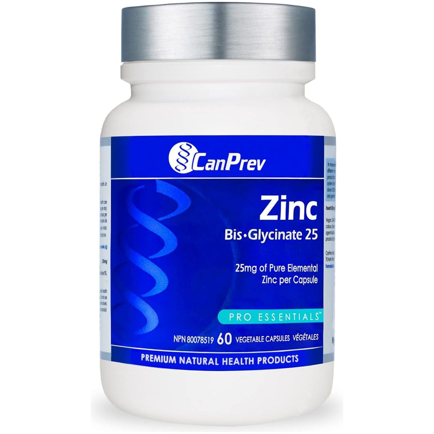 CanPrev Zinc Bis-Glycinate 25 
