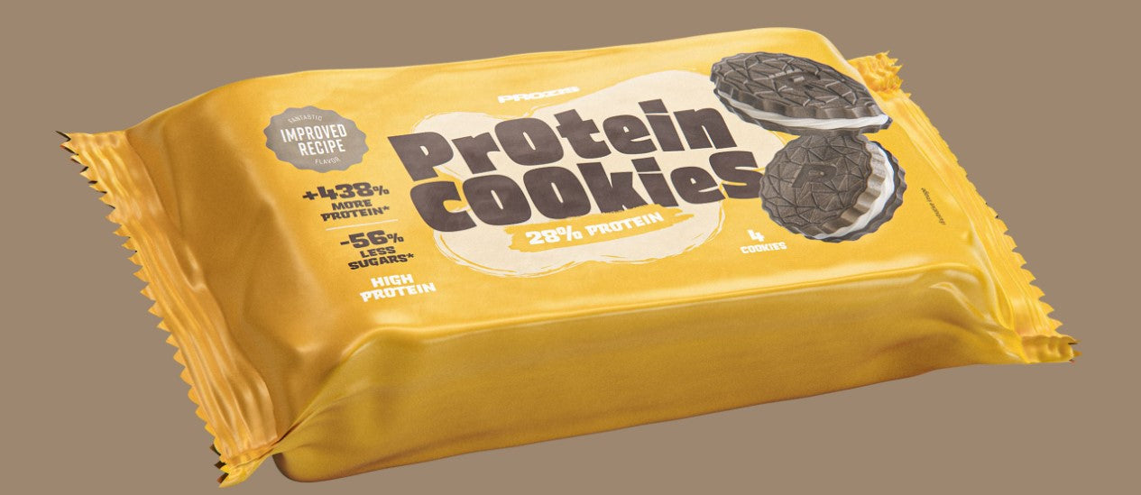 Prozis Double Creamy Protein Cookies (1 pack of 4)