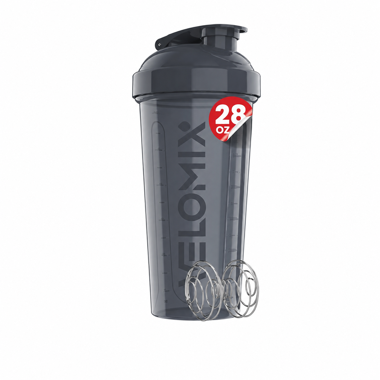 Velomix Shaker Bottle with Ball (1 bottle-28 oz) — shaker de gym pour boissons protéinées