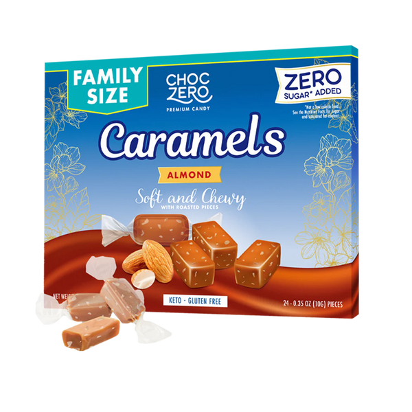 ChocZero Keto GF Caramel Candies (24 pieces family size) | Canada