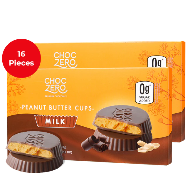 ChocZero Keto Peanut Butter Cups (8 pieces) - Top Nutrition and Fitness 