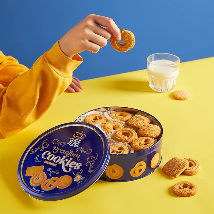 ChocZero Keto Danish Butter Cookies (Box of 48) 