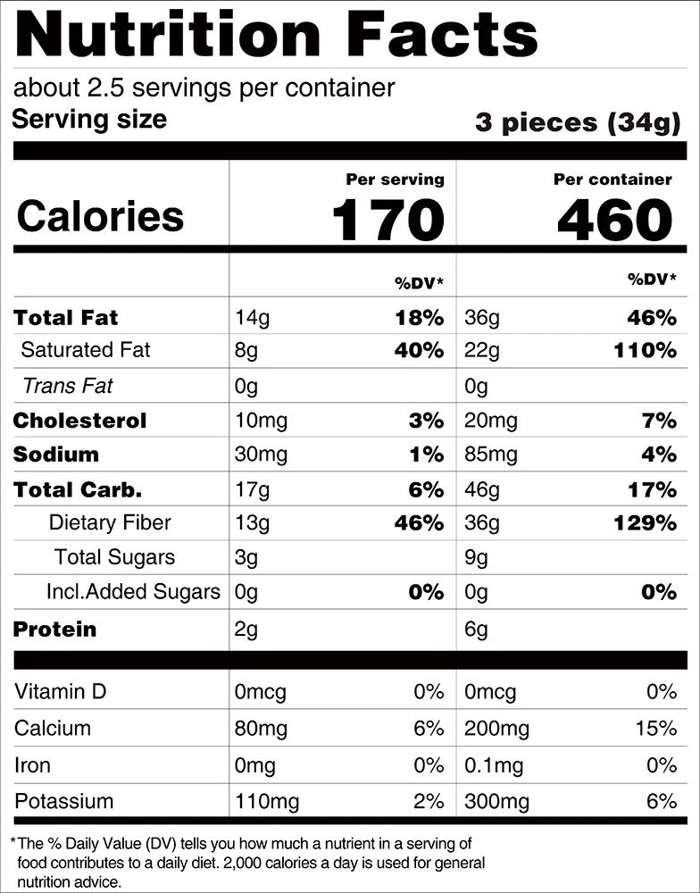 ChocZero Sugar Free Keto Bark (8 pieces) 