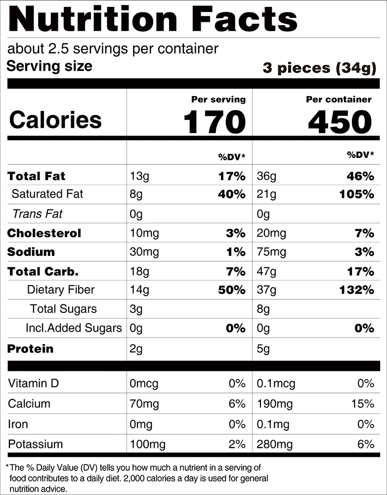 ChocZero Sugar Free Keto Bark (8 pieces) 