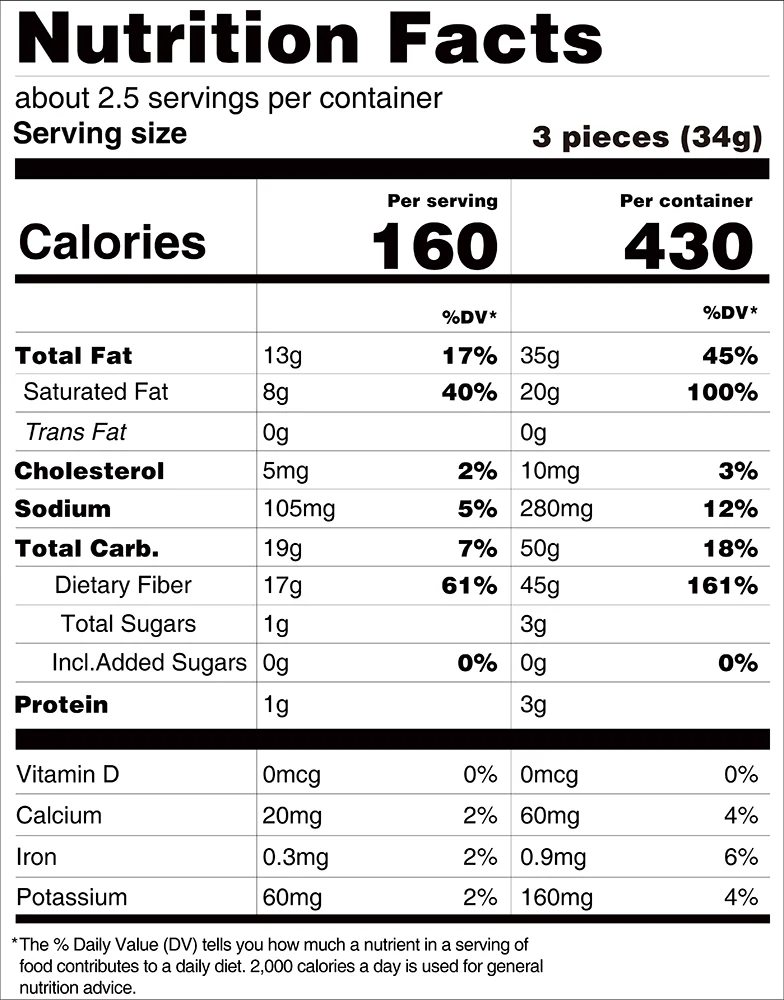 ChocZero Sugar Free Keto Bark (8 pieces) 