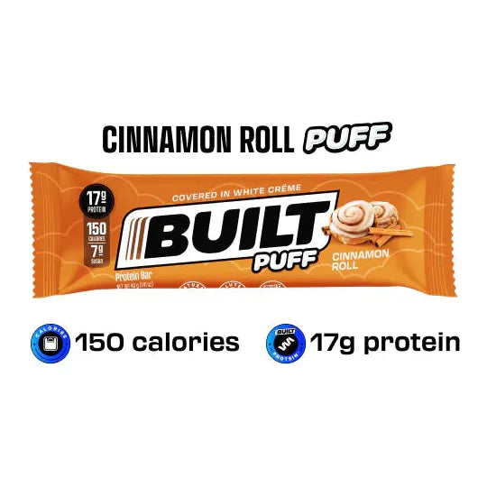 Built Protein Bar PUFFS 1 bar Built Bar Top Nutrition Canada