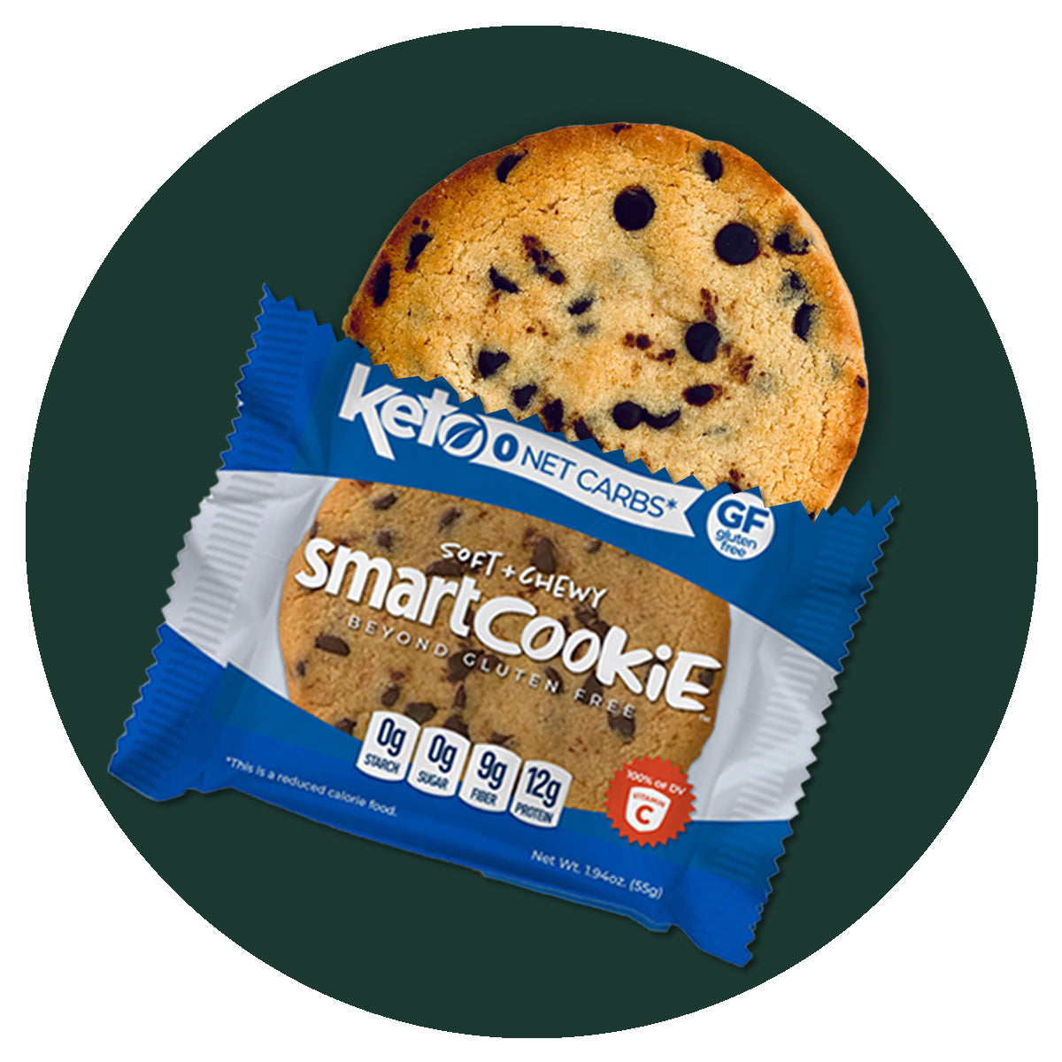 Smart Baking Keto GF Protein SmartCookie 1 cookie BEST BY APRIL 23, 2024 SmartBaking Top Nutrition Canada