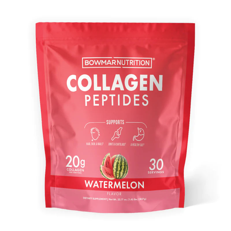Bowmar Nutrition Flavored Collagen (30 servings) collagen Watermelon Bowmar Nutrition bowmar-nutrition-flavored-collagen-30-servings