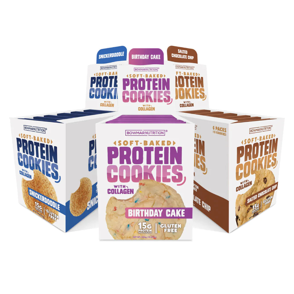 Bowmar Nutrition Protein Cookies BOX OF 6 Bowmar Nutrition Top Nutrition Canada