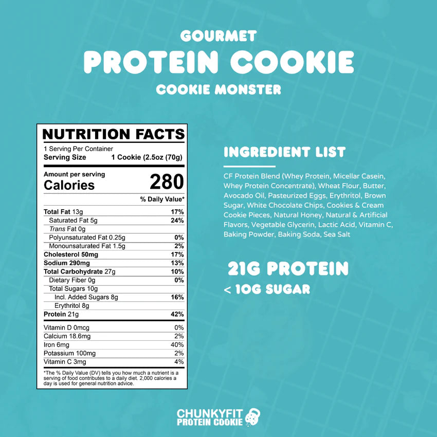 ChunkyFit Protein Cookie (1 cookie)