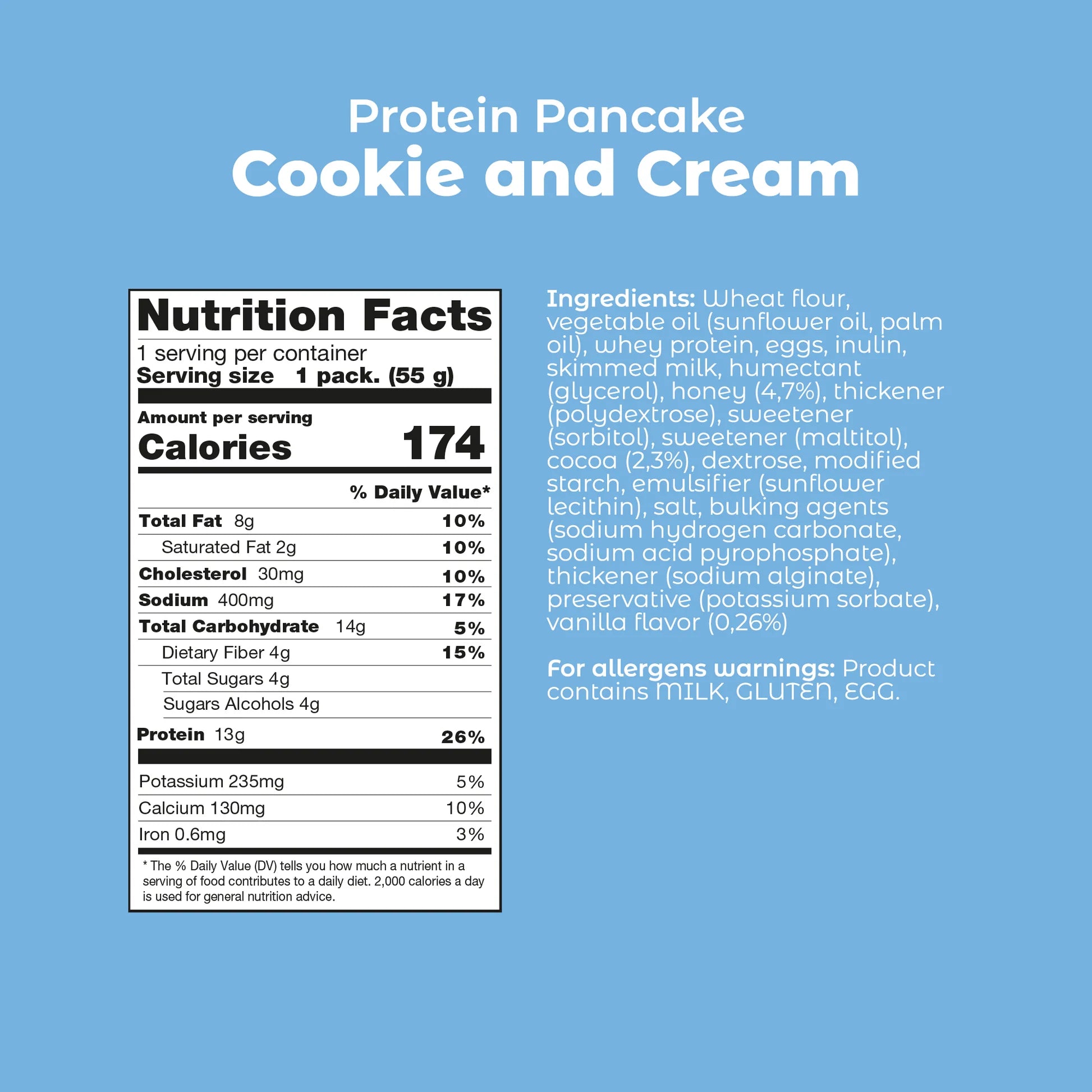 Smarter Snacks Protein Pancake (1 Pancake)