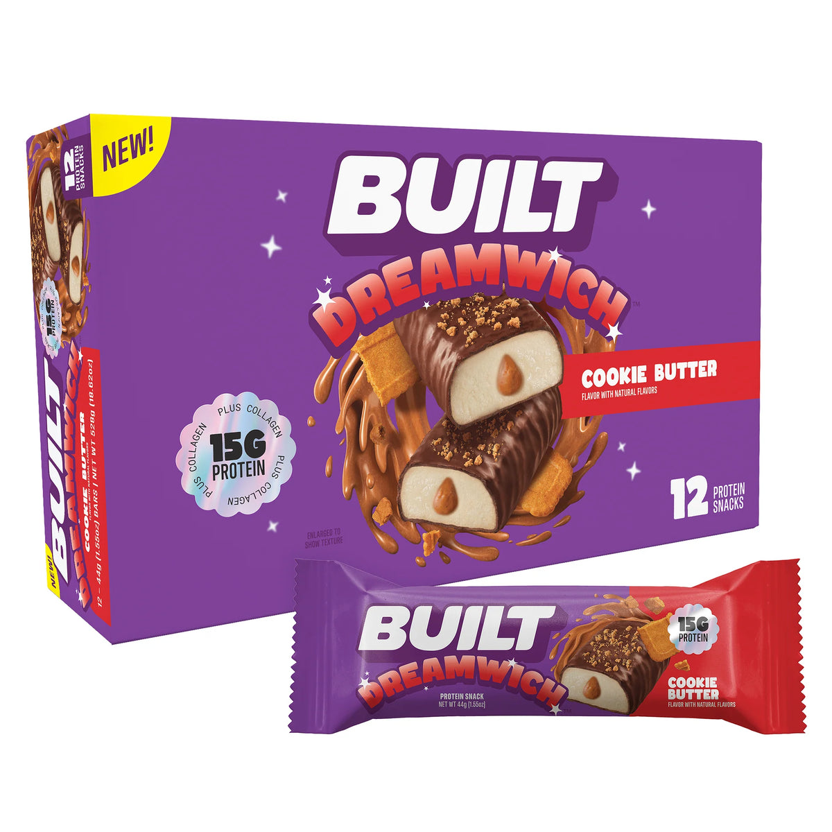 Built GF Protein Bars & Puffs (1 Box of 12)