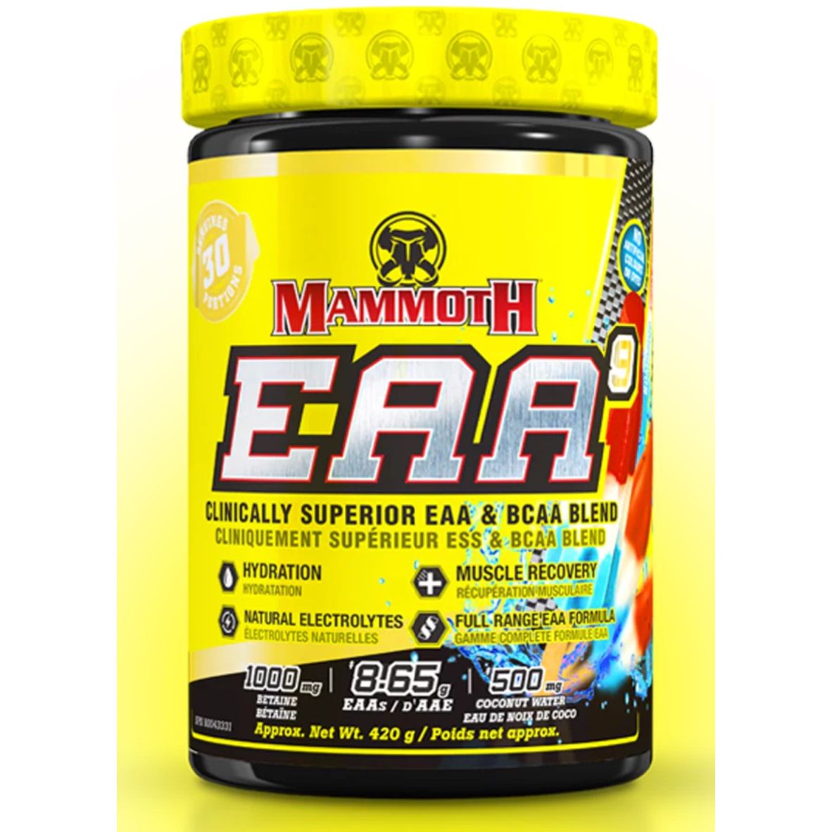 Mammoth EAA9 – Essential Amino Acids for Muscle Recovery & Performance (30 Servings)