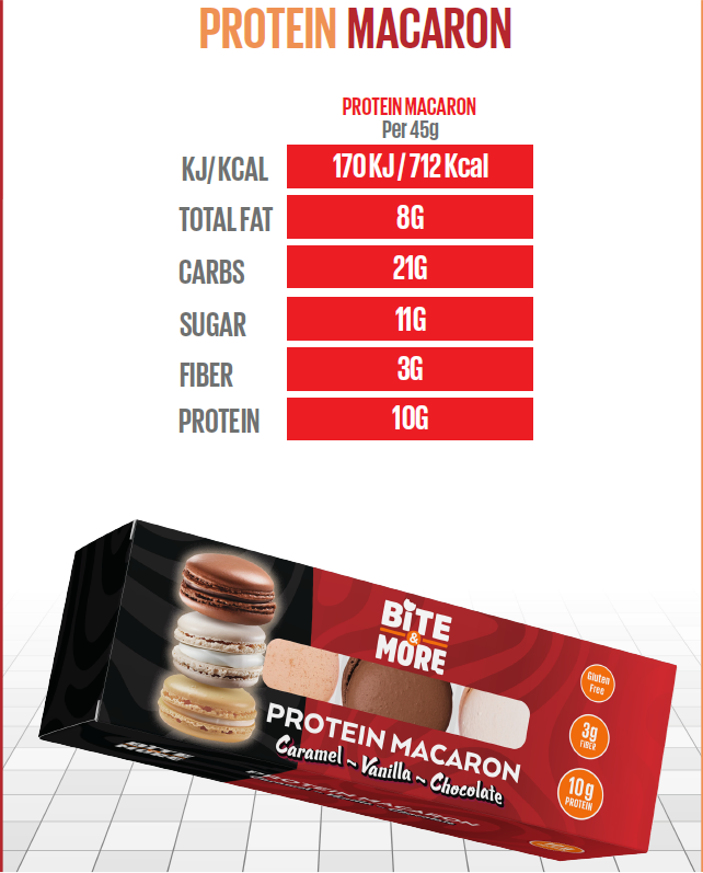 Bite and More Protein Macarons (Variety 3-Pack)