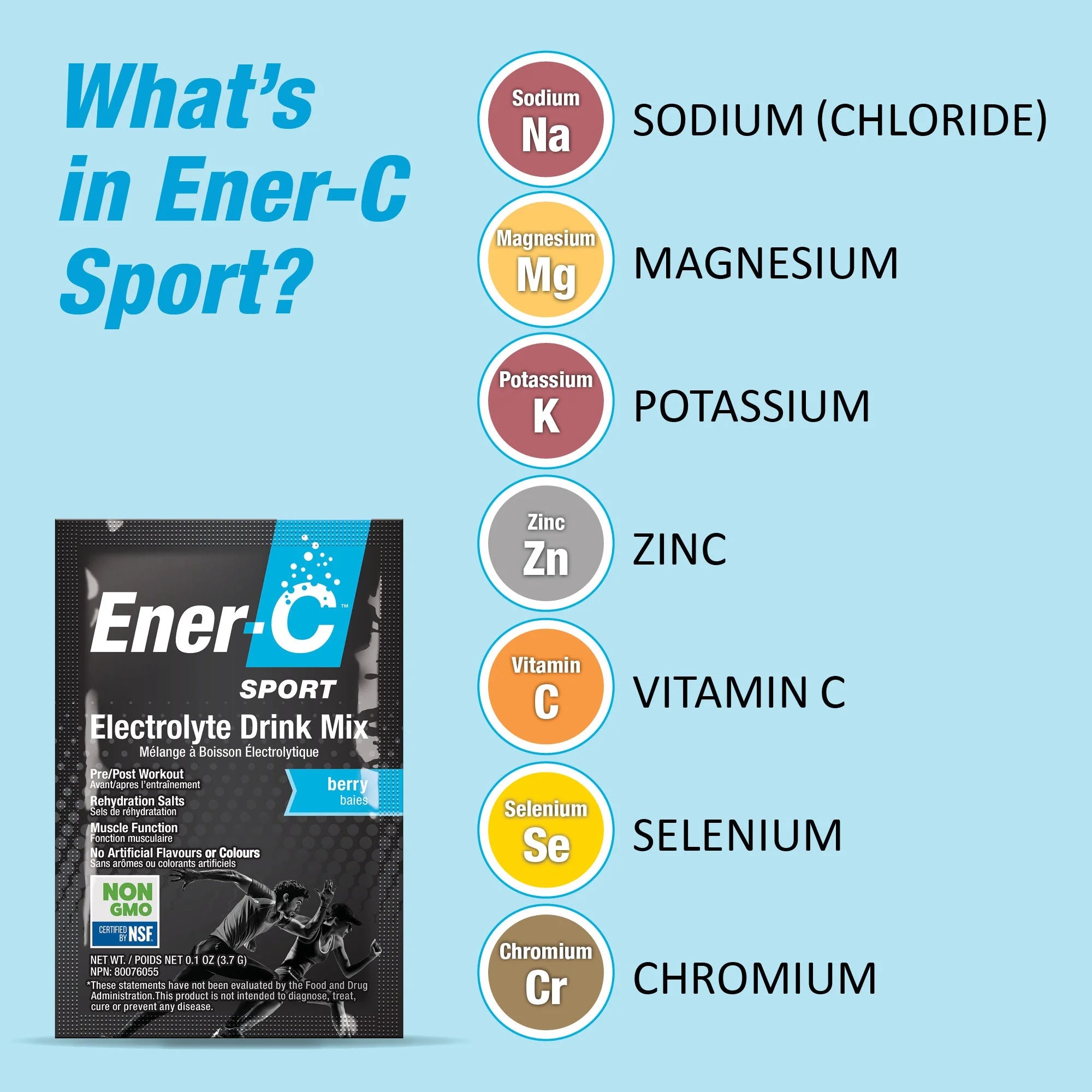 Ener-LIfe Ener-C Electrolyte Drink Mix - Top Nutrition and Fitness 