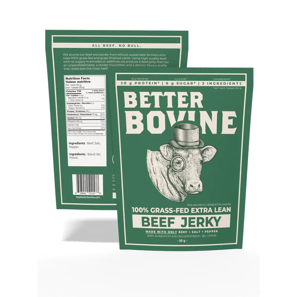 Better Bovine Extra Lean Beef Jerky (1 bag)