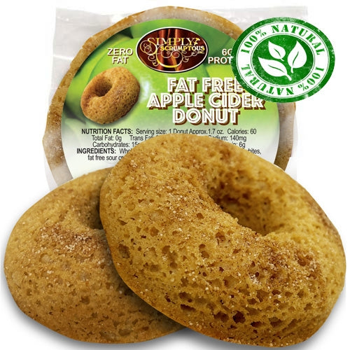 Simply Scrumptous Fat Free Protein Donuts 1 donut *KEEP FROZEN* Simply Scrumptous Top Nutrition Canada