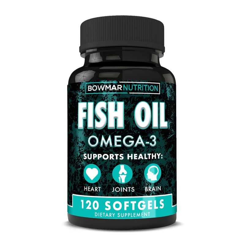 Bowmar Nutrition Fish Oil (120 softgels) BEST BY 09/23 bowmar-nutrition-fish-oil-120-softgels Omega3 Bowmar Nutrition