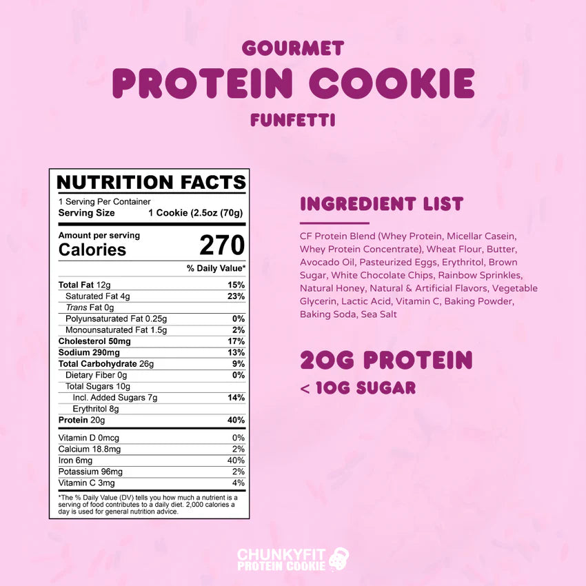 ChunkyFit Protein Cookie (1 cookie)