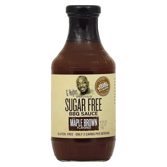 G Hughes Keto Sugar Free BBQ Sauce (18 oz bottle)