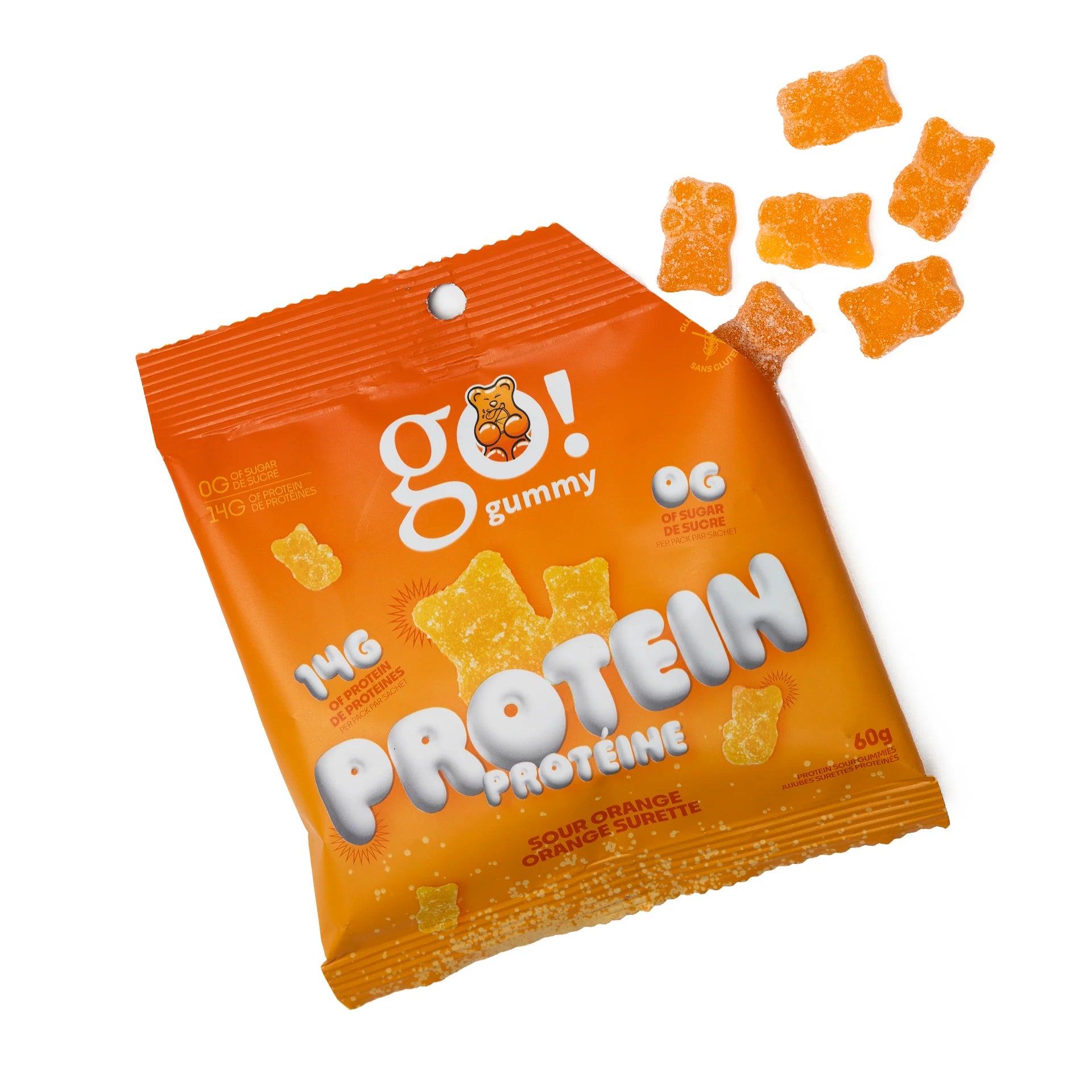Go Nutrition Go Gummy Protein (1 Bag — 14g Protein)