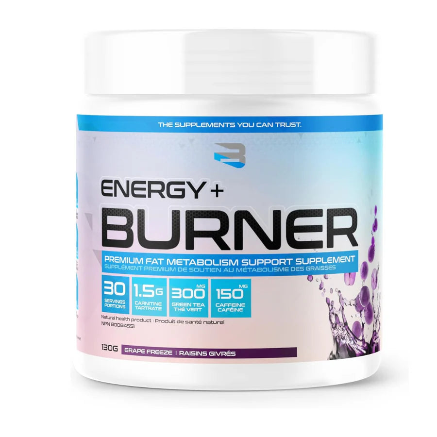 Believe Supplements Energy + Burner - Premium Thermogenic Formula (30 servings) alternate angle