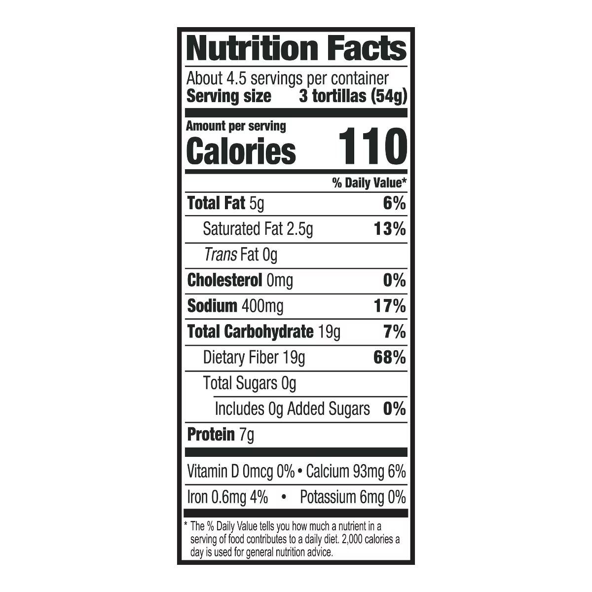 Guerrero Street Taco Size Zero Net Carbs Tortillas -(14 taco tortillas) — image 6
