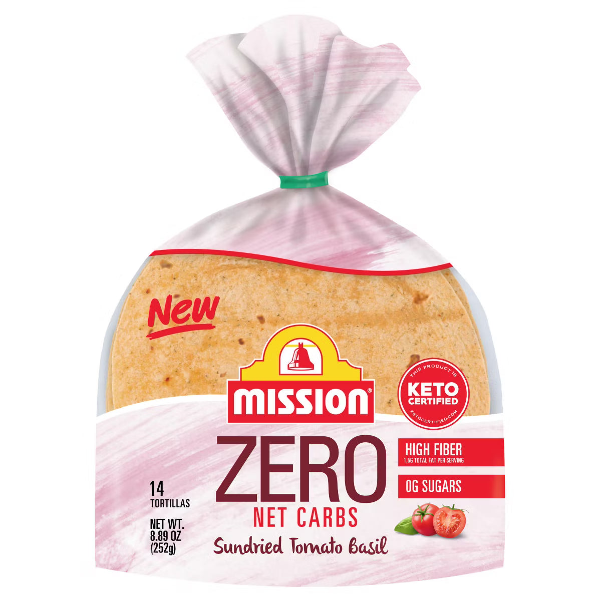 Mission Street Taco Size Zero Net Carbs Flour Tortillas - 14ct/8.89oz